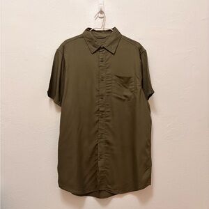 Lee Olive Button Down Men's Shirt